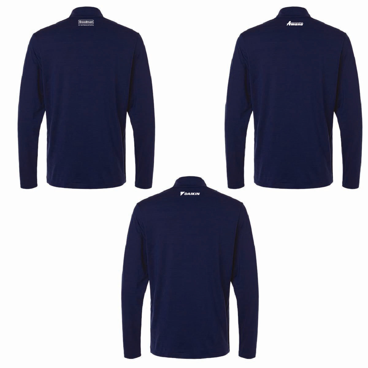 Adidas Men's Textured Stripe 1/4 Zip Pullover with Total Air Supply Logo