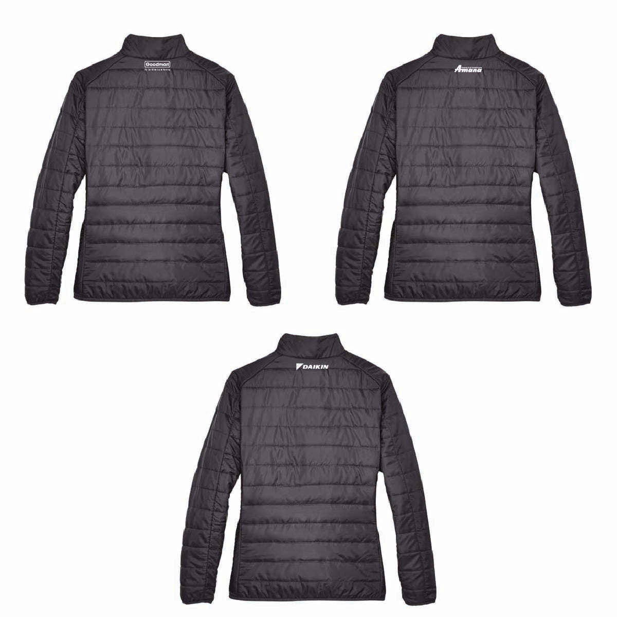 Core 365 Women's Packable Puffer Jacket with Total Air Supply Logo