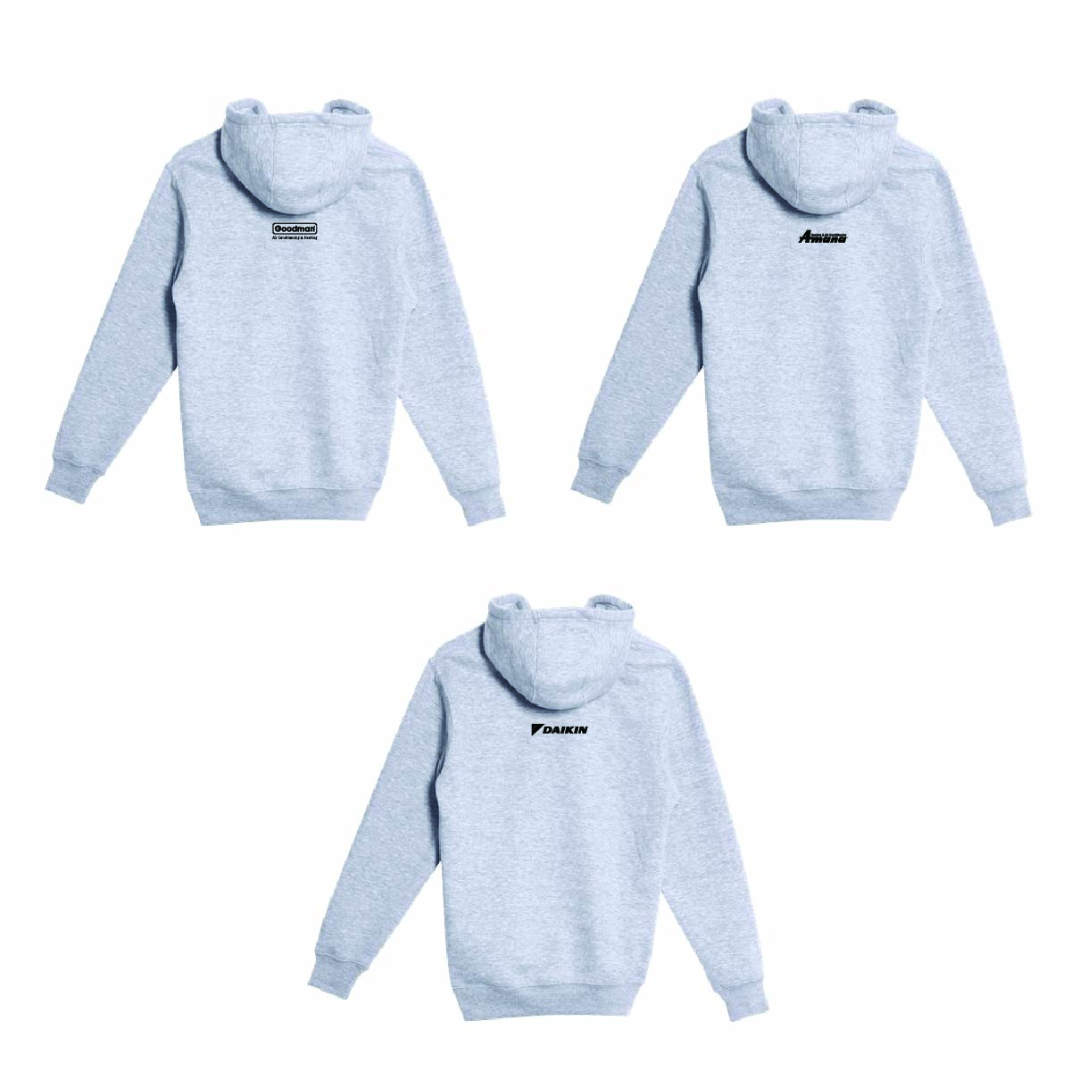 Lane 7 Unisex Premium Pullover Hooded Sweatshirt with Total Air Supply Logo