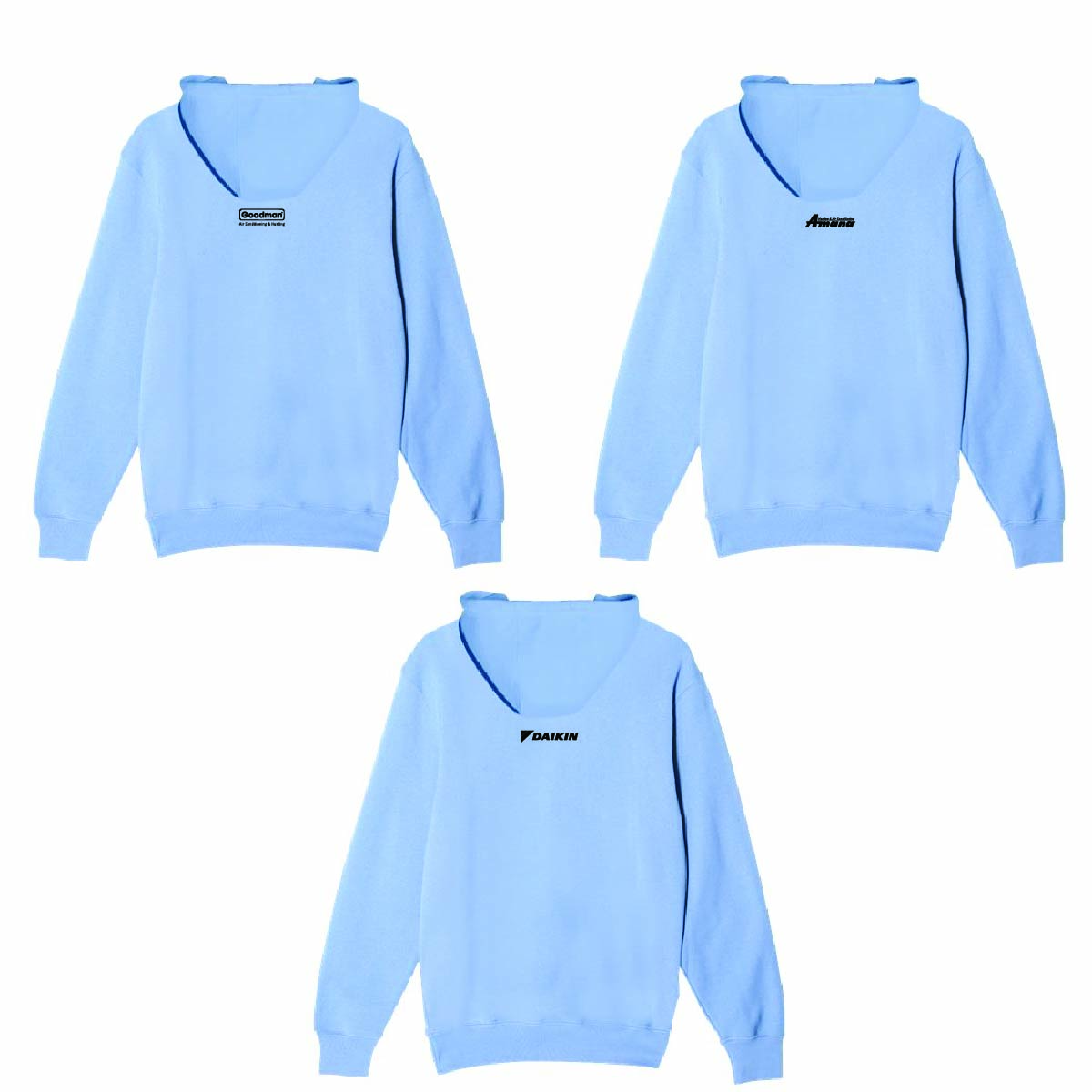 Lane 7 Unisex Premium Pullover Hooded Sweatshirt with Total Air Supply Logo