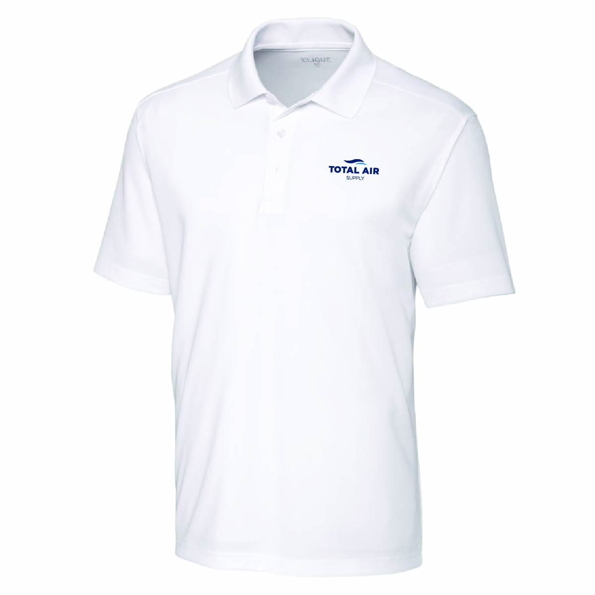 Clique by Cutter Men's Spin Performance Polo with Total Air Supply Logo