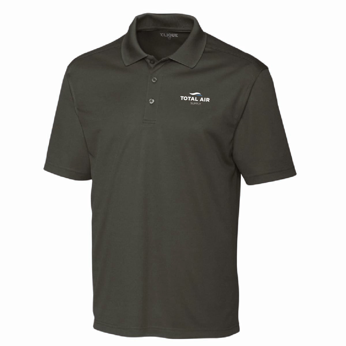 Clique by Cutter Men's Spin Performance Polo with Total Air Supply Logo
