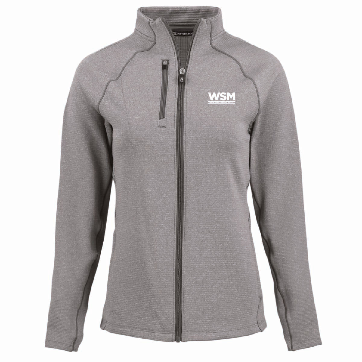 Cutter & Buck Women's Peshastin Fleece Full Zip Jacket with WSM Logo