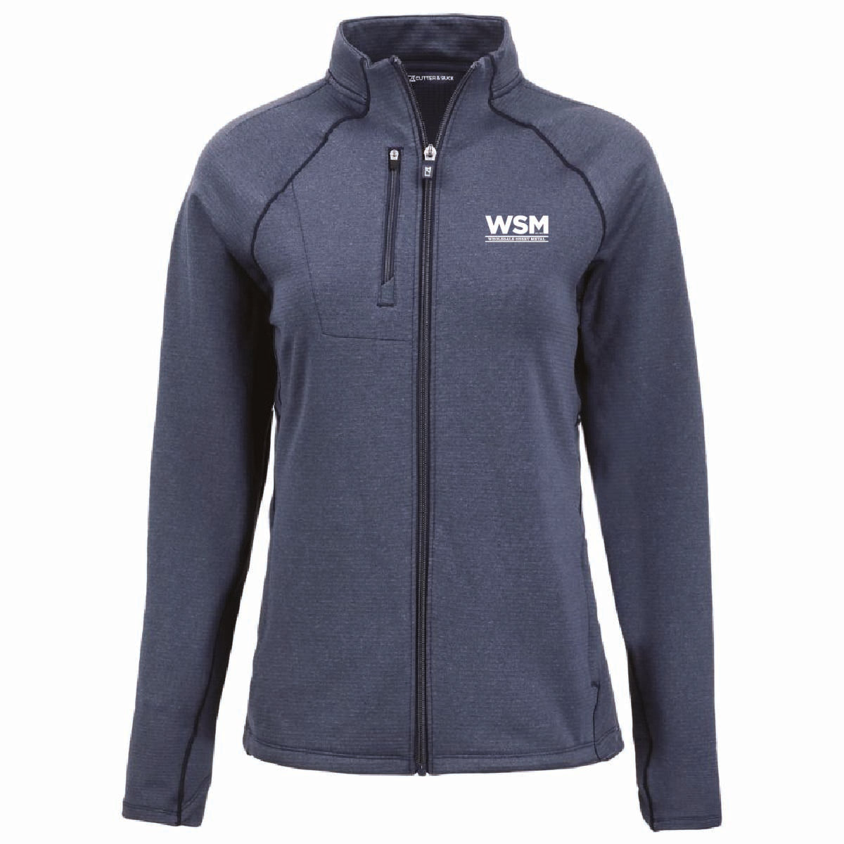 Cutter & Buck Women's Peshastin Fleece Full Zip Jacket with WSM Logo