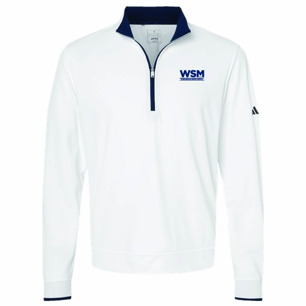 Adidas Men's Lightweight 1/4 Zip Pullover with WSM Logo