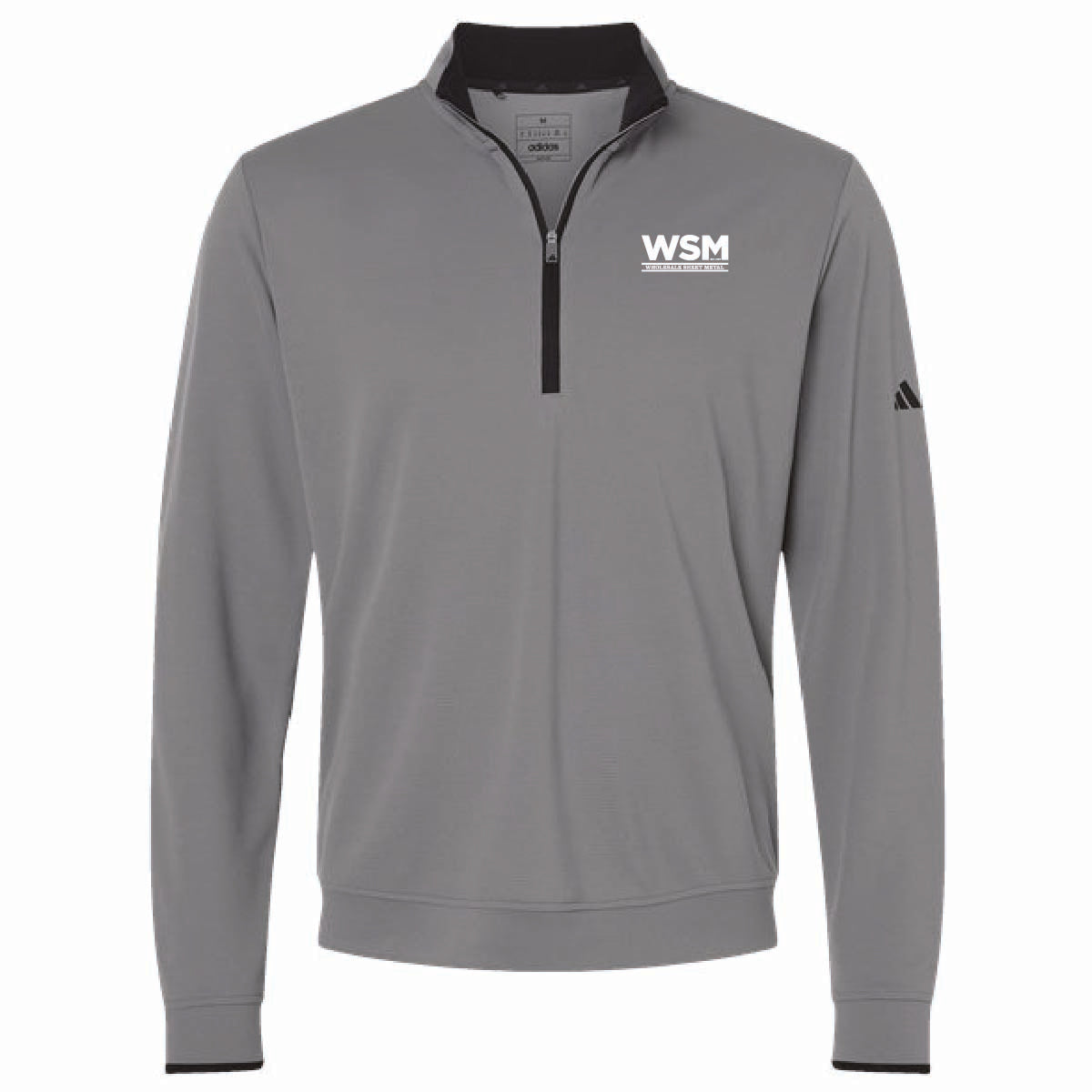 Adidas Men's Lightweight 1/4 Zip Pullover with WSM Logo