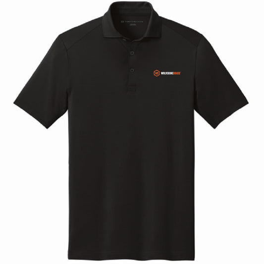 TravisMathew Men's Onward Polo with Wolverine Brass Logo