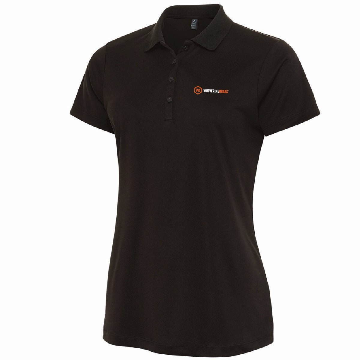 Antigua Women's Flex Polo with Wolverine Brass Logo