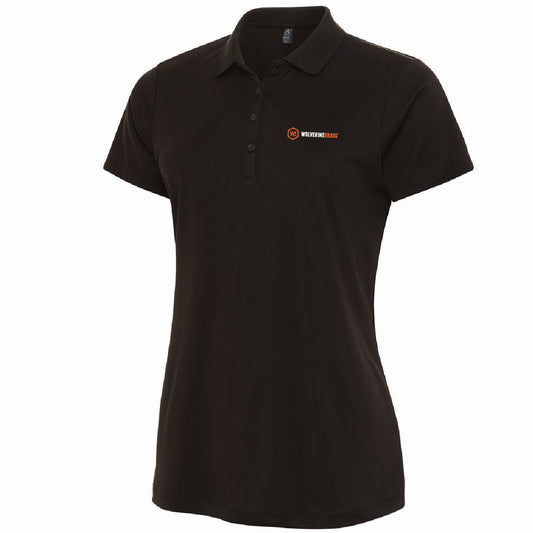 Antigua Women's Flex Polo with Wolverine Brass Logo