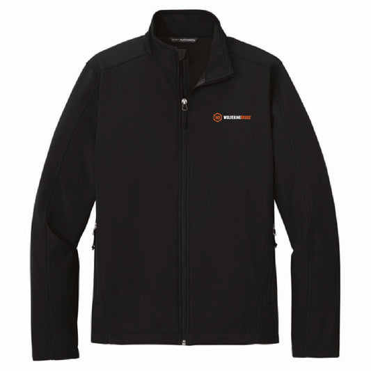 Port Authority Men's Core Soft Shell Jacket with Wolverine Brass Logo