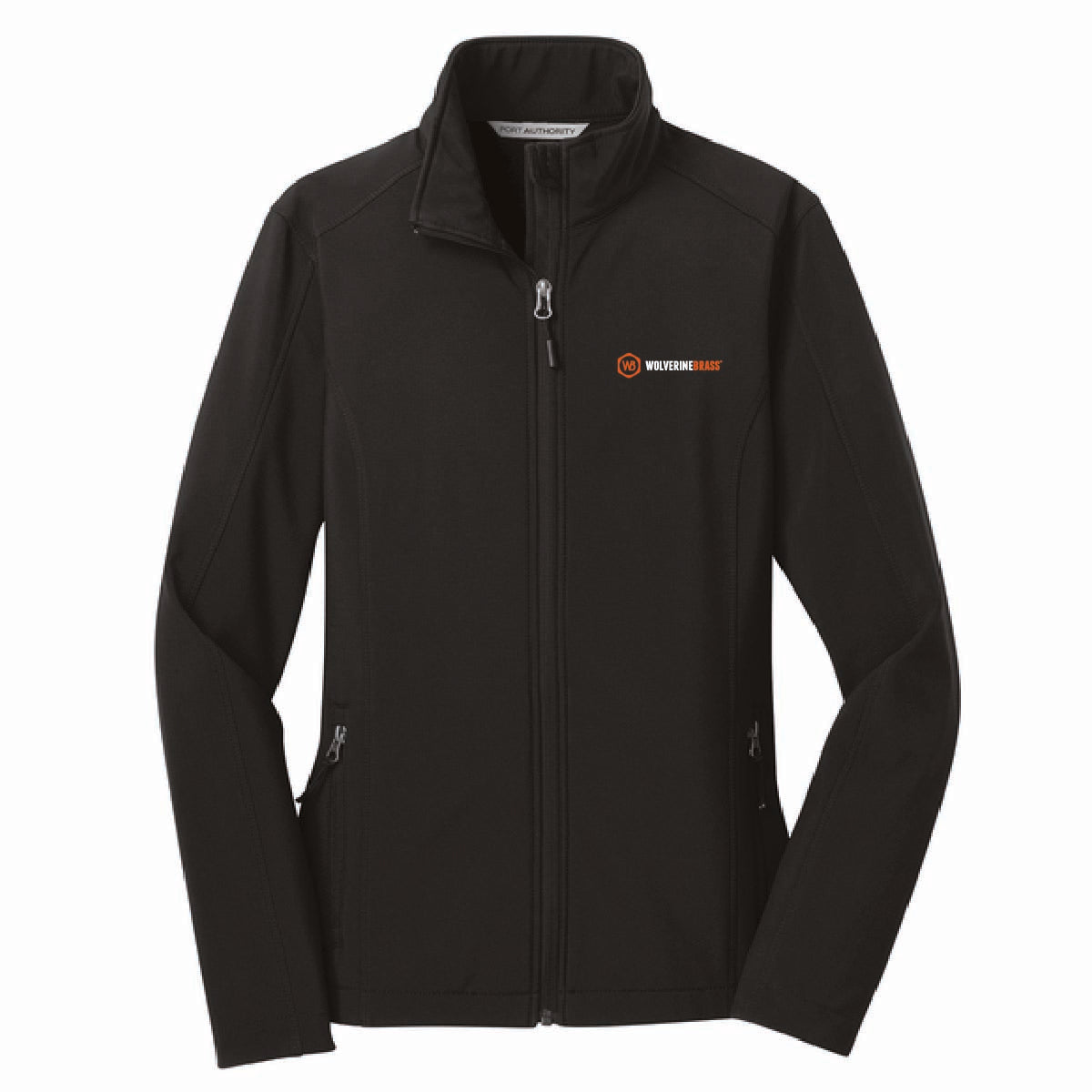Port Authority Women's Core Soft Shell Jacket with Wolverine Brass Logo