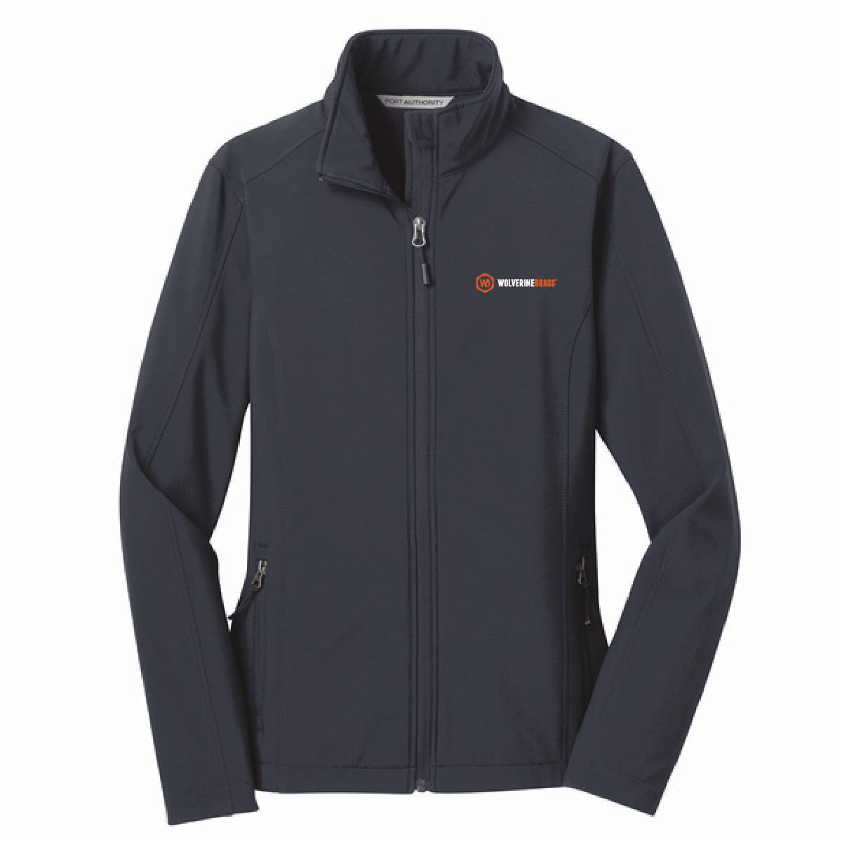 Port Authority Women's Core Soft Shell Jacket with Wolverine Brass Logo