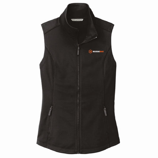 Port Authority Women's Smooth Fleece Vest with Wolverine Brass Logo