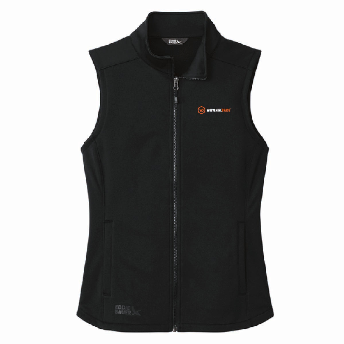 Eddie Bauer Women's Smooth Mid Layer Fleece Vest with Wolverine Brass Logo