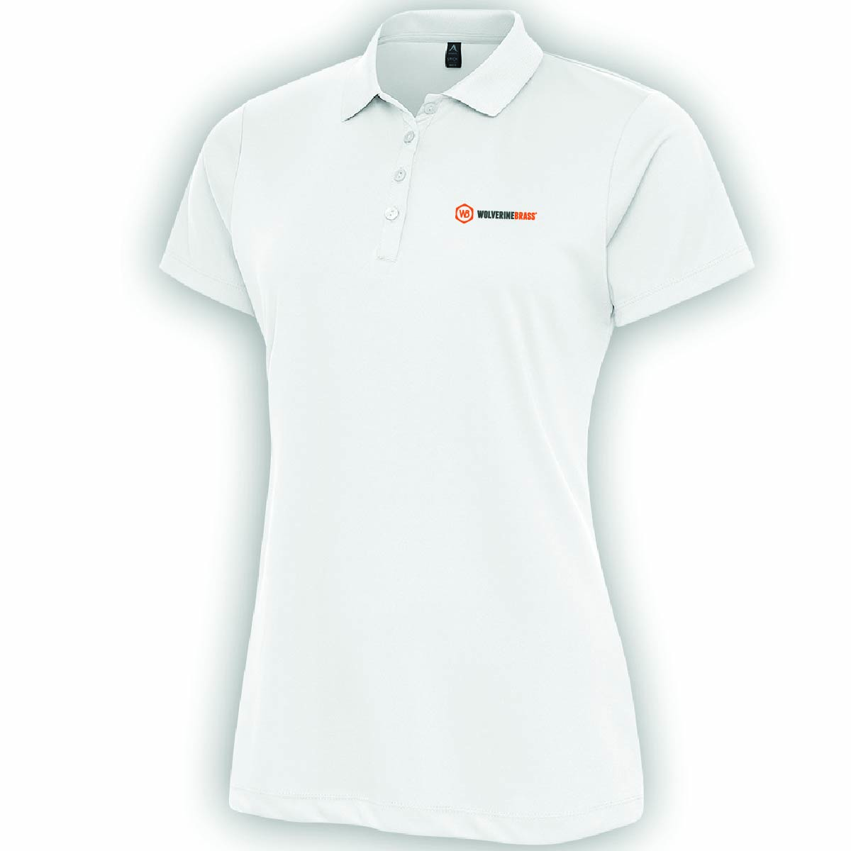 Antigua Women's Flex Polo with Wolverine Brass Logo
