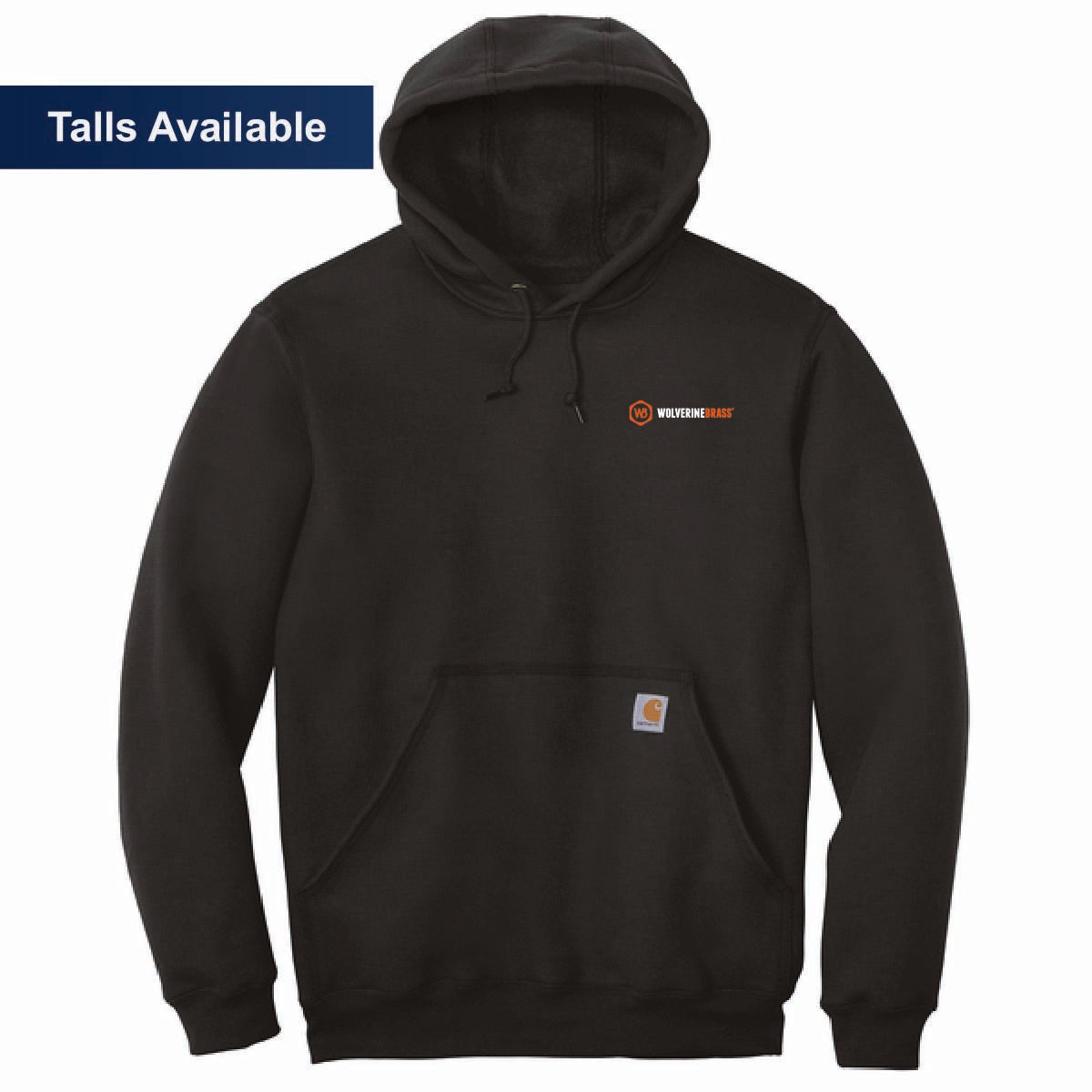 Carhartt Midweight Hooded Sweatshirt with Wolverine Brass Logo