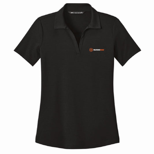 TravisMathew Women's Onward Polo with Wolverine Brass Logo