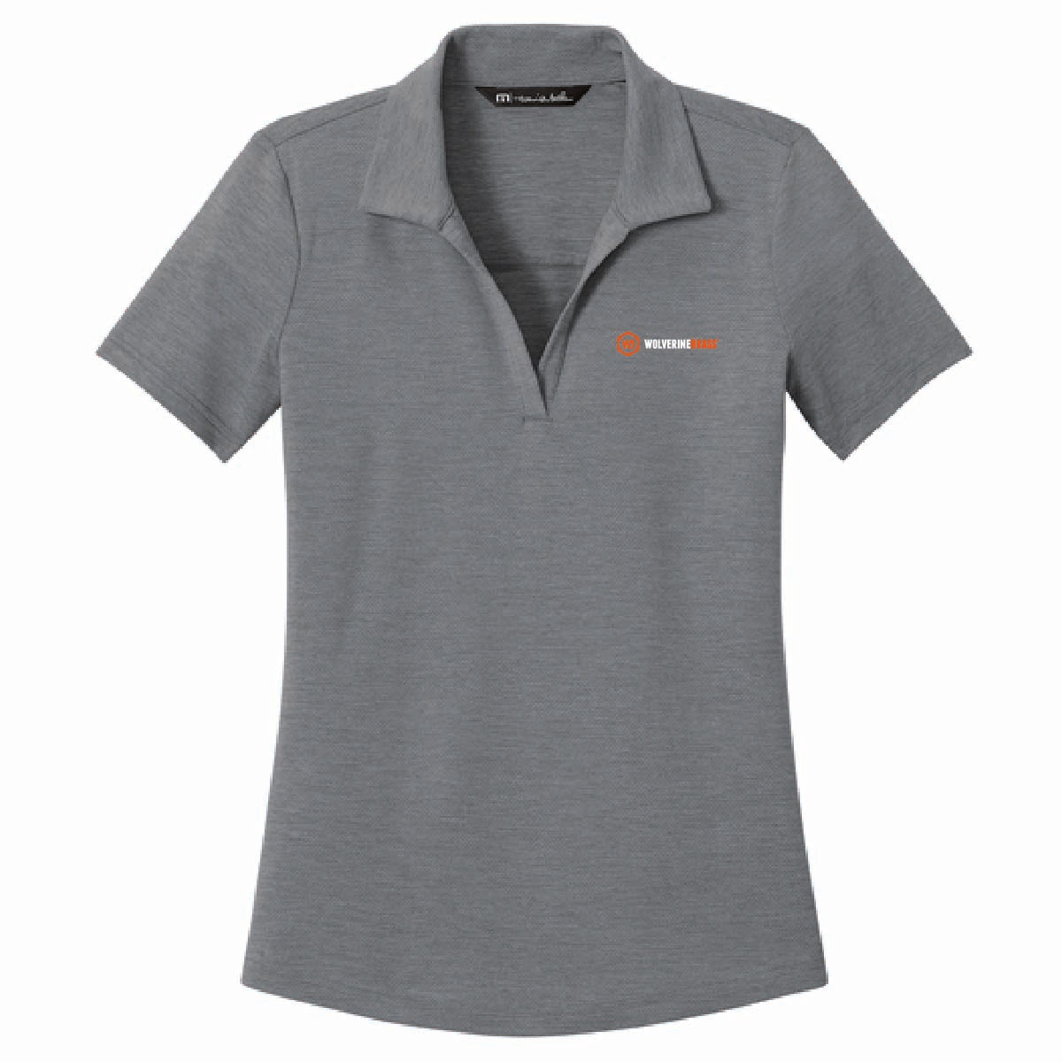 TravisMathew Women's Onward Polo with Wolverine Brass Logo