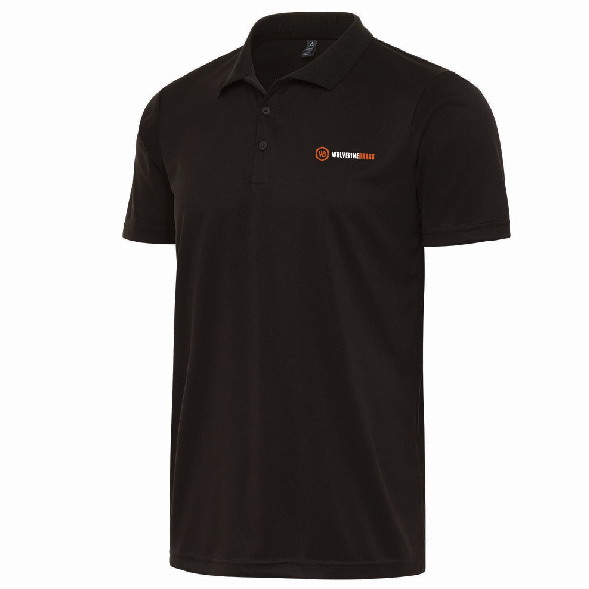Antigua Men's Flex Polo with Wolverine Brass Logo