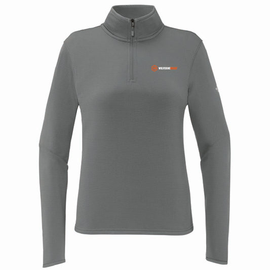 The North Face Women's Aim 1/4 Zip Fleece with Wolverine Brass Logo