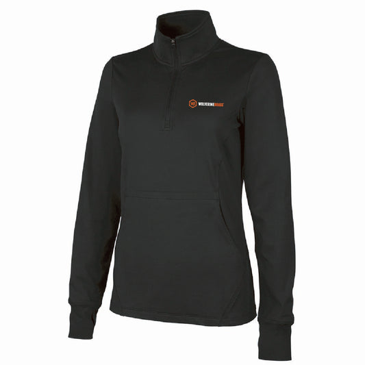Charles River Women's Nu Fitness Pullover with Wolverine Brass Logo