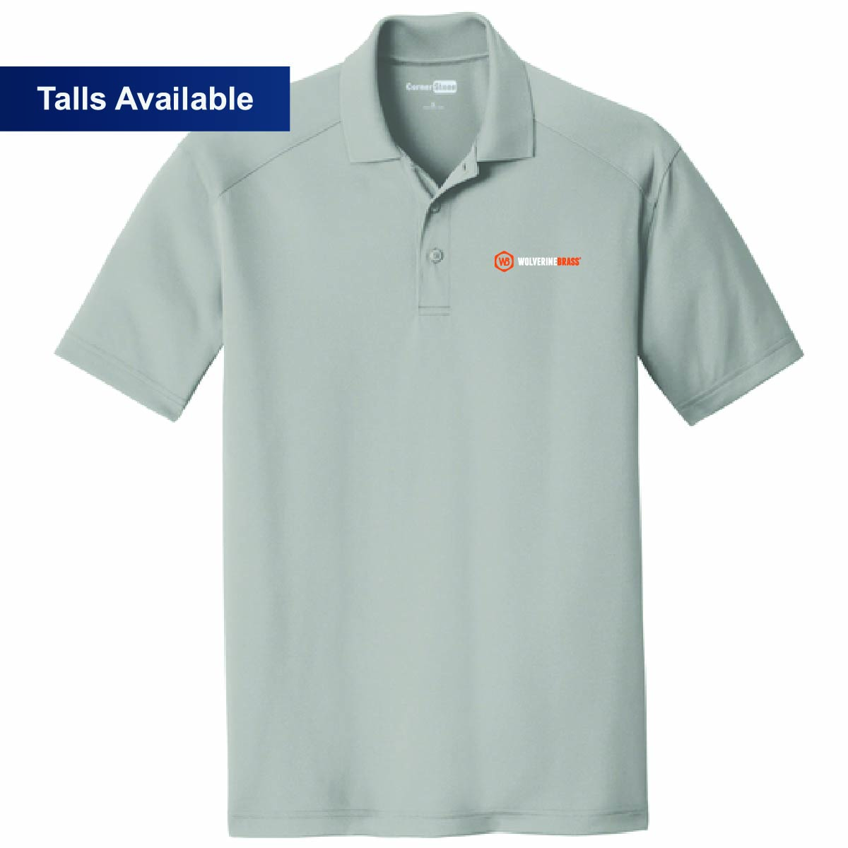 Cornerstone Men's Snag Proof Polo with Wolverine Brass Logo