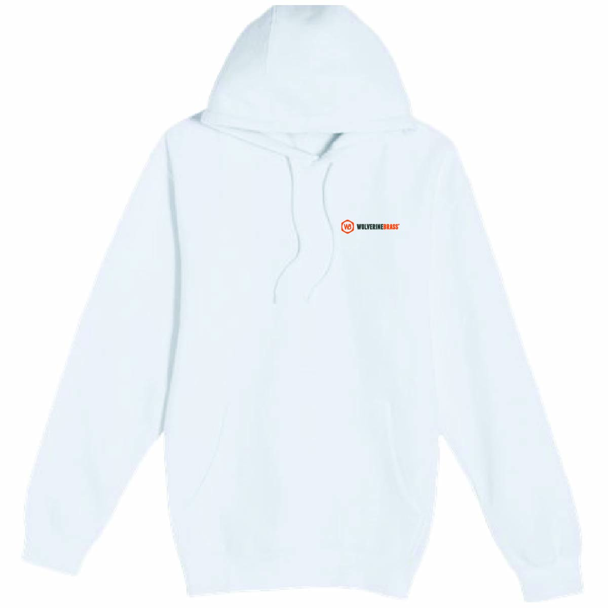 Lane 7 Unisex Premium Pullover Hooded Sweatshirt with Wolverine Brass Logo
