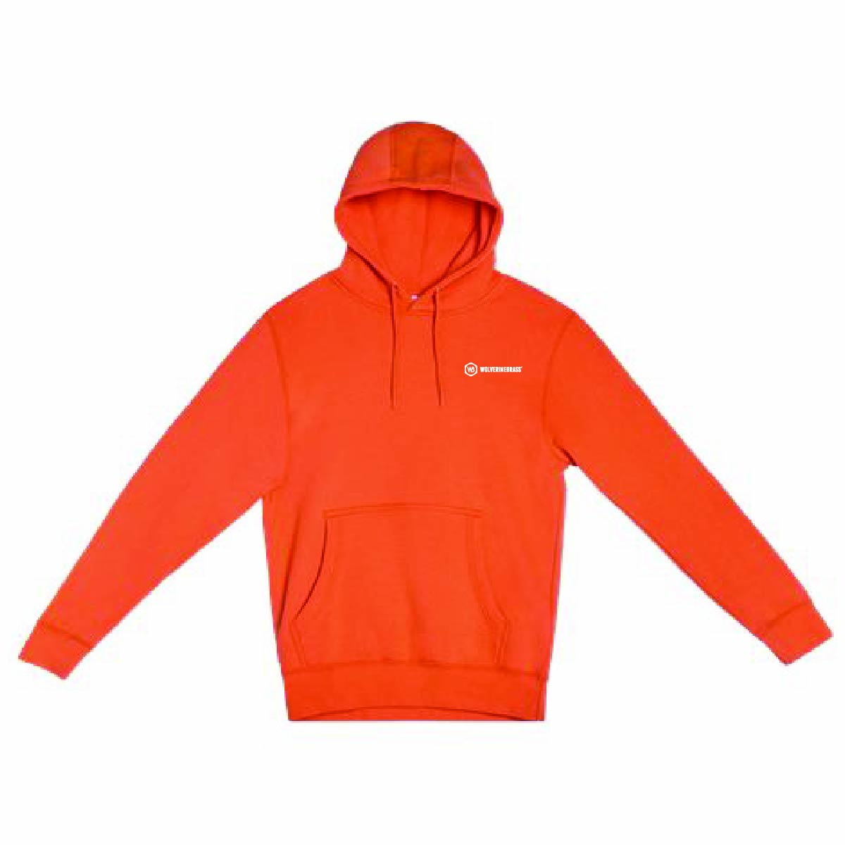 Lane 7 Unisex Premium Pullover Hooded Sweatshirt with Wolverine Brass Logo