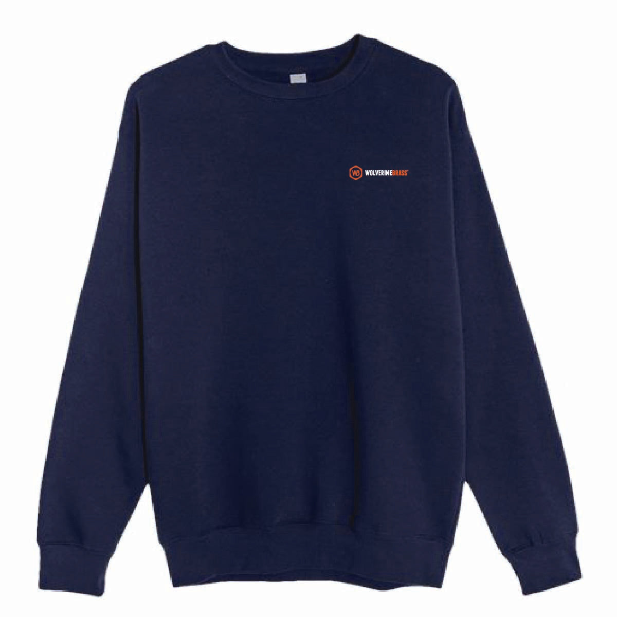 Lane 7 Unisex Premium Crewneck Sweatshirt with Wolverine Brass Logo