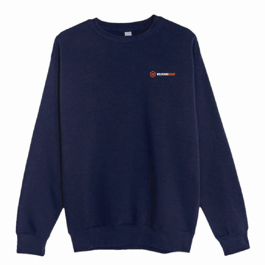 Lane 7 Unisex Premium Crewneck Sweatshirt with Wolverine Brass Logo