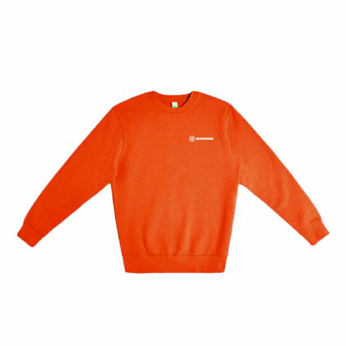 Lane 7 Unisex Premium Crewneck Sweatshirt with Wolverine Brass Logo