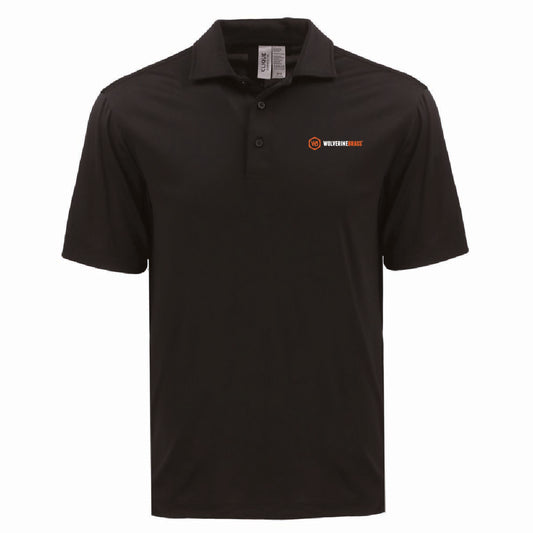 Clique by Cutter Men's Charge Active Polo with Wolverine Brass Logo
