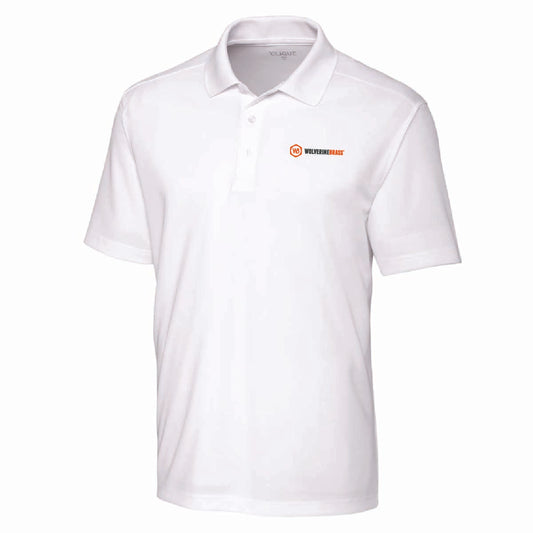 Clique by Cutter Men's Spin Performance Polo with Wolverine Brass Logo