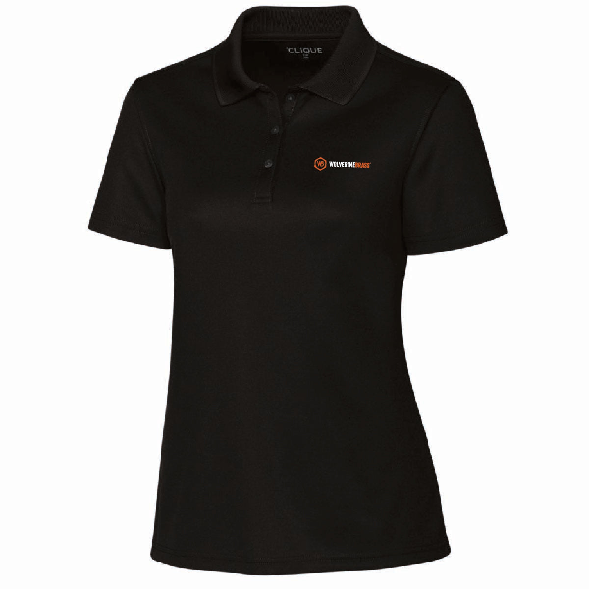 Clique by Cutter Women's Spin Performance Polo with Wolverine Brass Logo