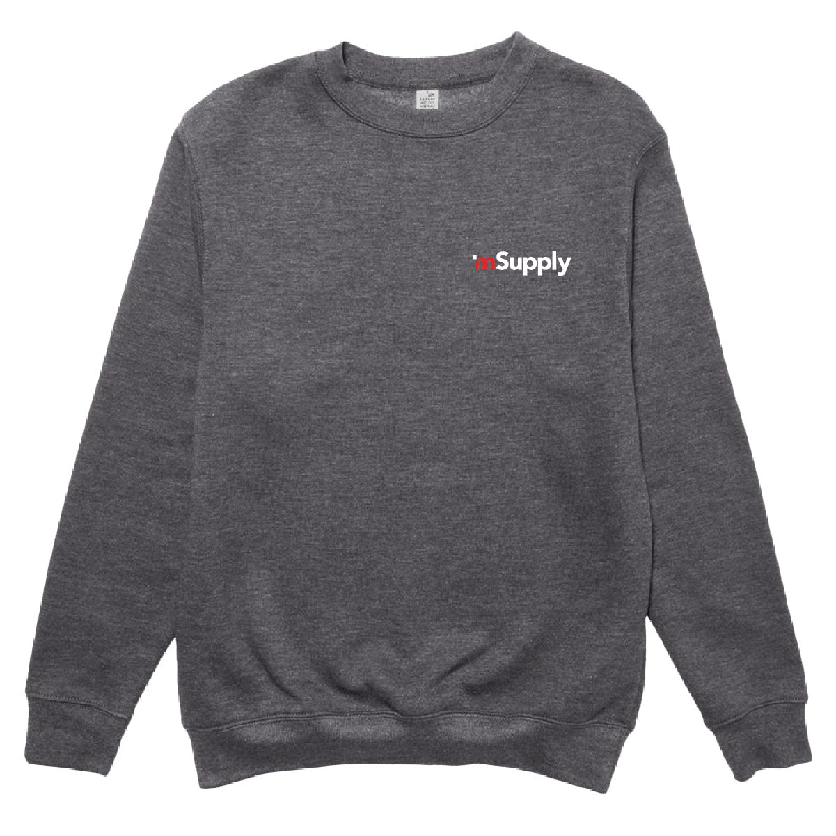 Lane 7 Unisex Premium Crewneck Sweatshirt with mSupply Logo