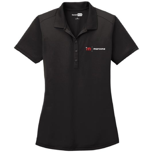 Cornerstone Women's Snag Proof Polo with Marcone Logo