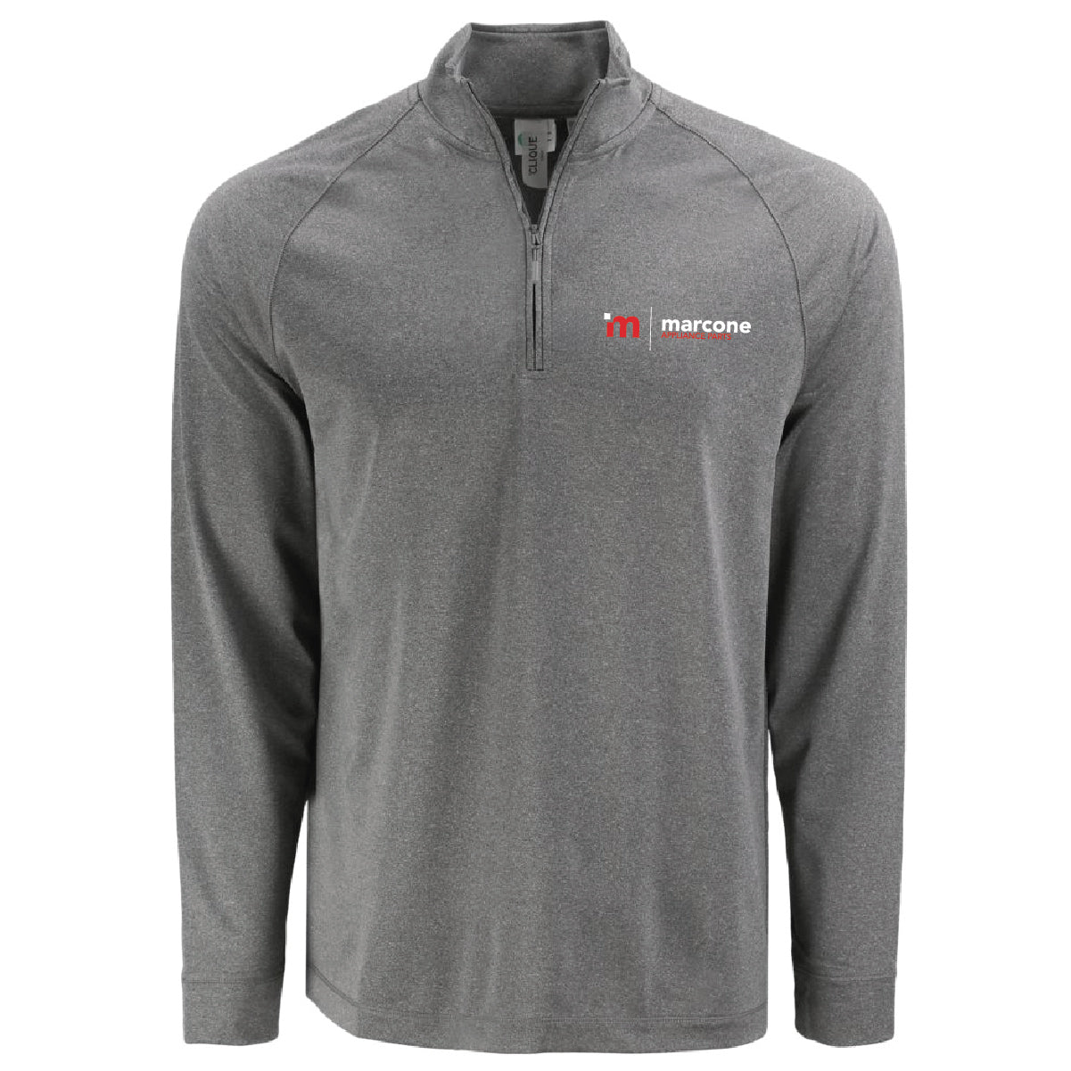 Clique by Cutter Men's Dash 1/4 Zip Sweatshirt with Marcone Appliance Logo
