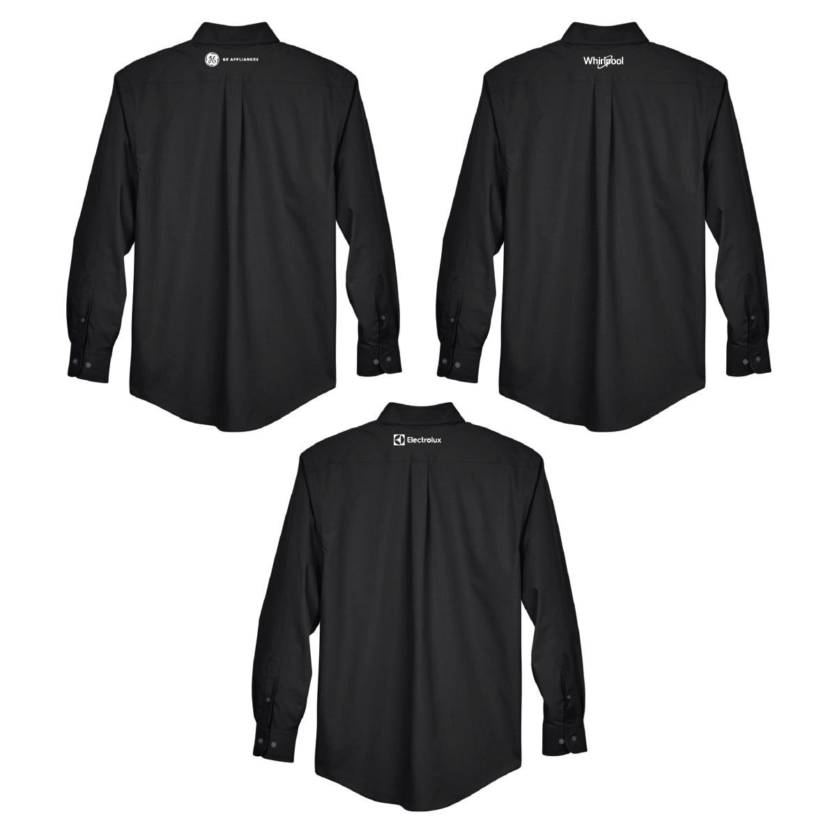 Devon & Jones Men's Broadcloth Woven Dress Shirt with Marcone Logo