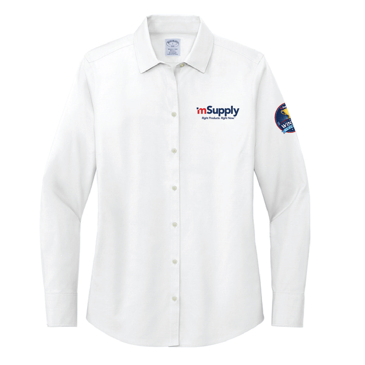 Winner's Circle Brooks Brothers Women's Pinpoint Long Sleeve Shirt