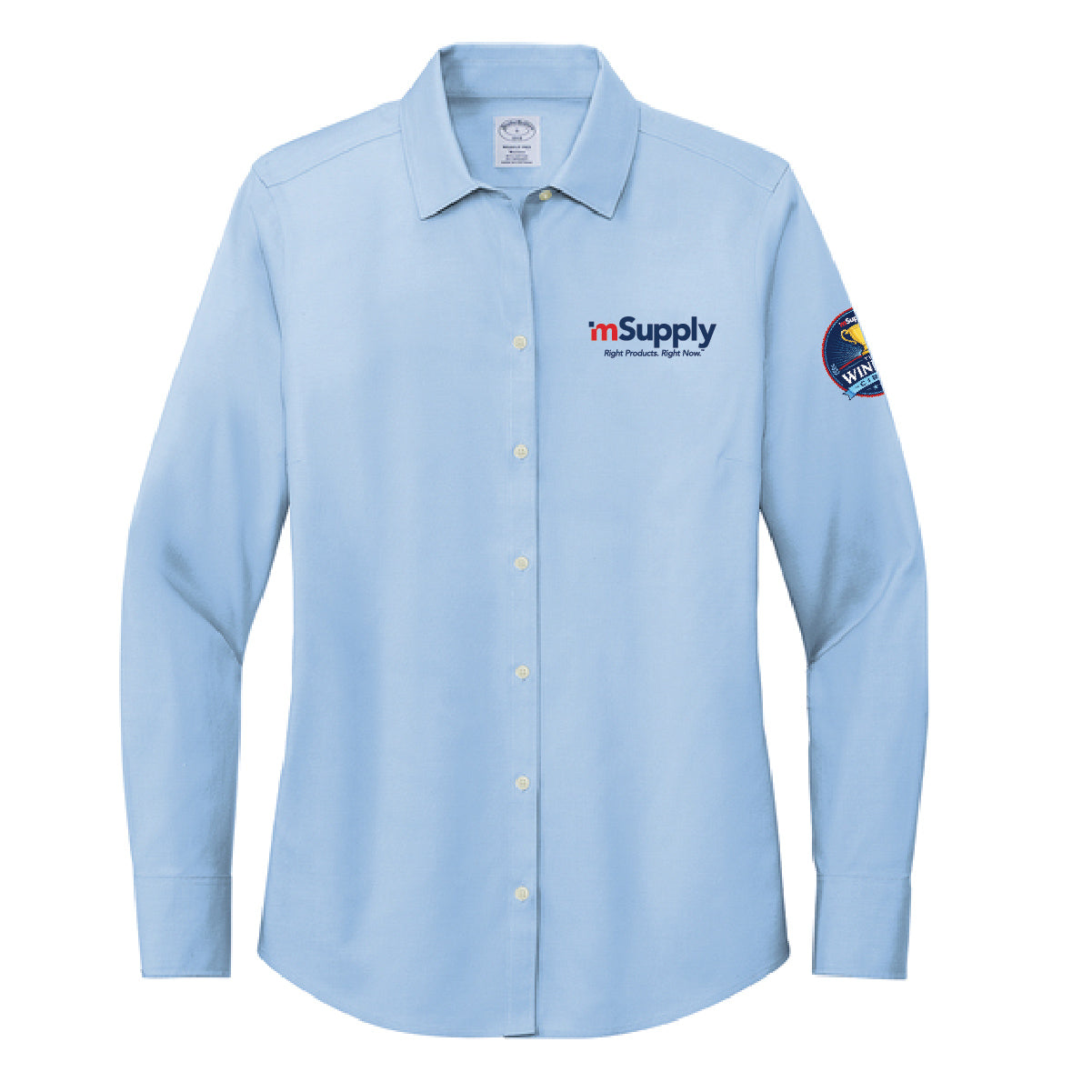 Winner's Circle Brooks Brothers Women's Pinpoint Long Sleeve Shirt