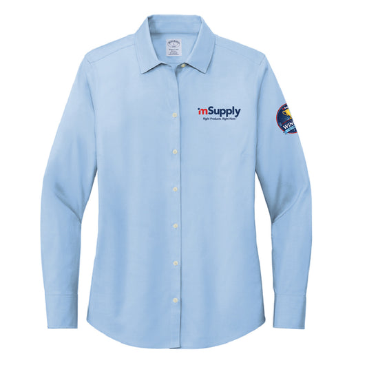 Winner's Circle Brooks Brothers Women's Pinpoint Long Sleeve Shirt