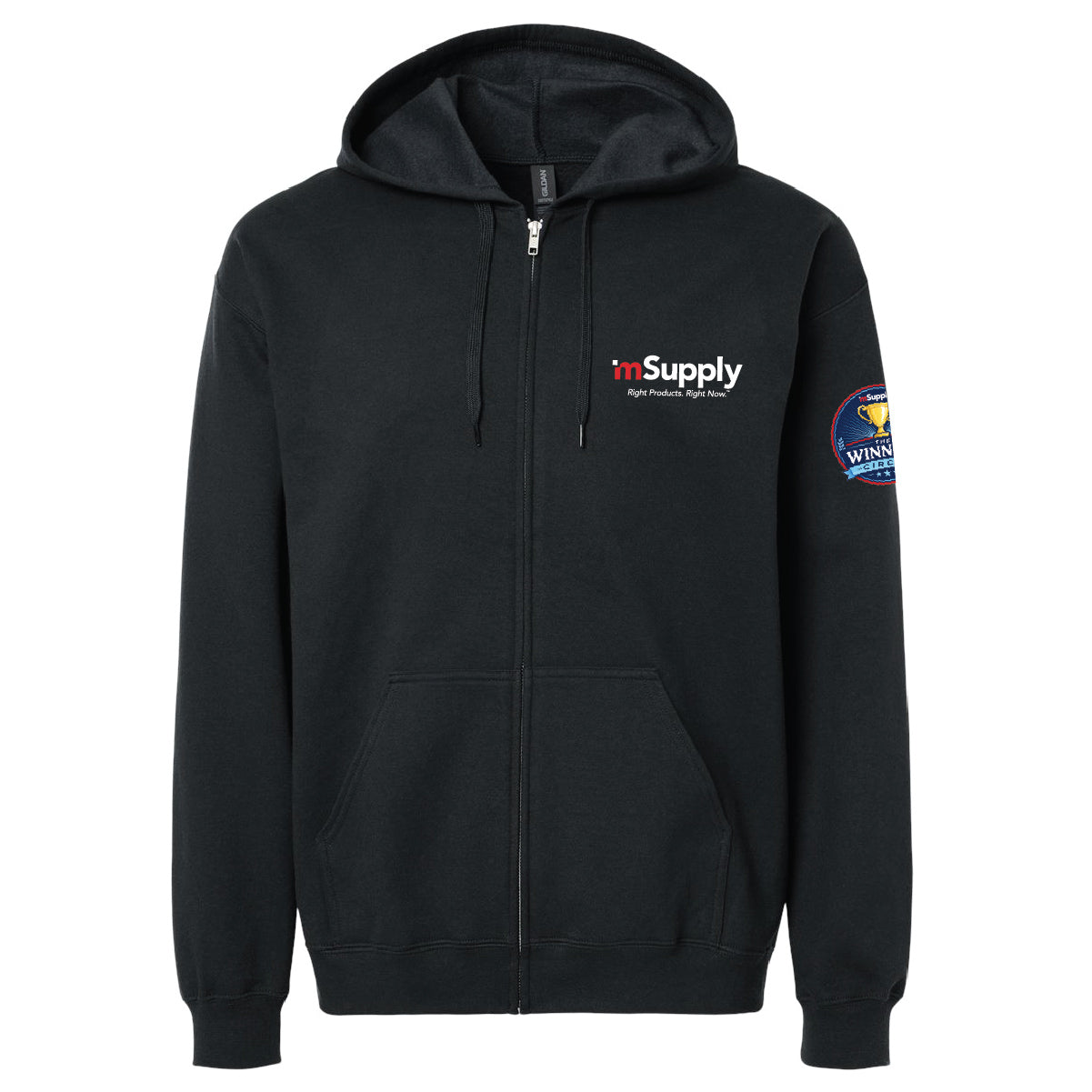 Winner's Circle Gildan Unisex Full Zip Softstyle Hooded Sweatshirt