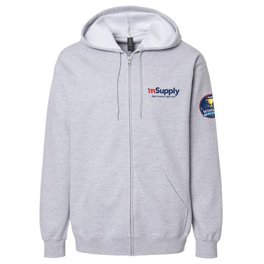 Winner's Circle Gildan Unisex Full Zip Softstyle Hooded Sweatshirt