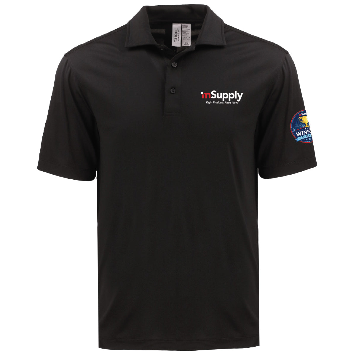 Winner's Circle Clique by Cutter Men's Charge Active Polo