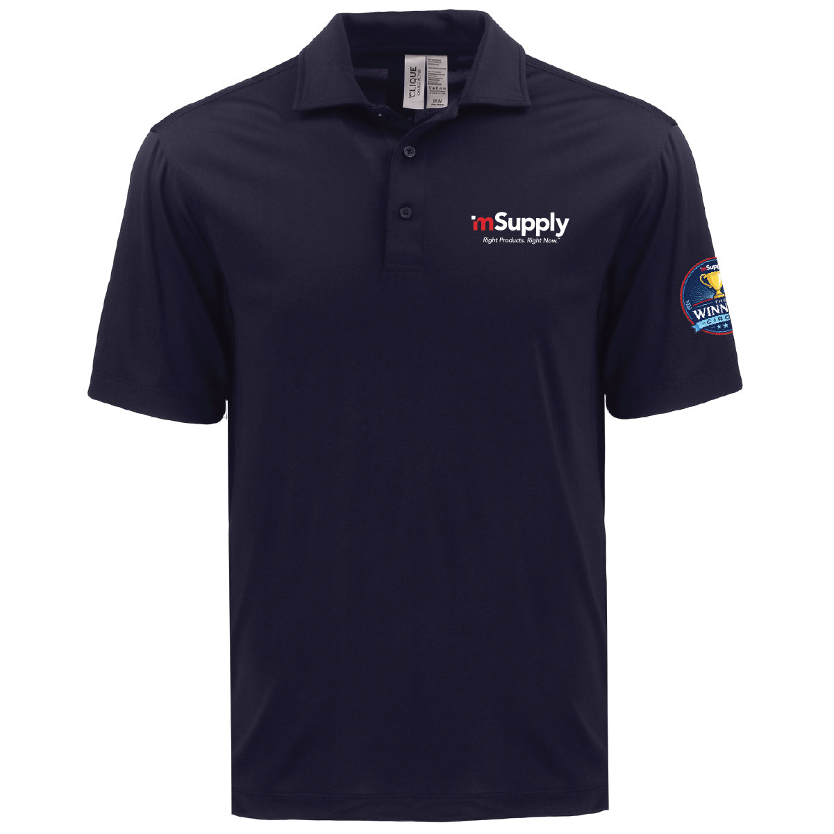 Winner's Circle Clique by Cutter Men's Charge Active Polo