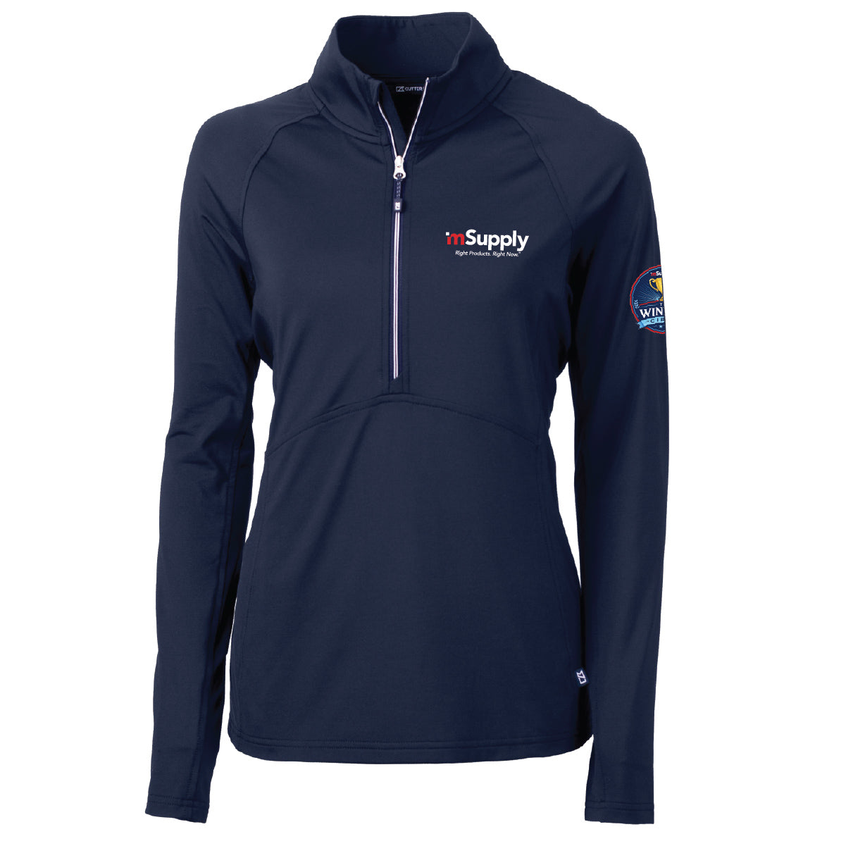Winner's Circle Cutter & Buck Women's Eco Stretch 1/4 Zip