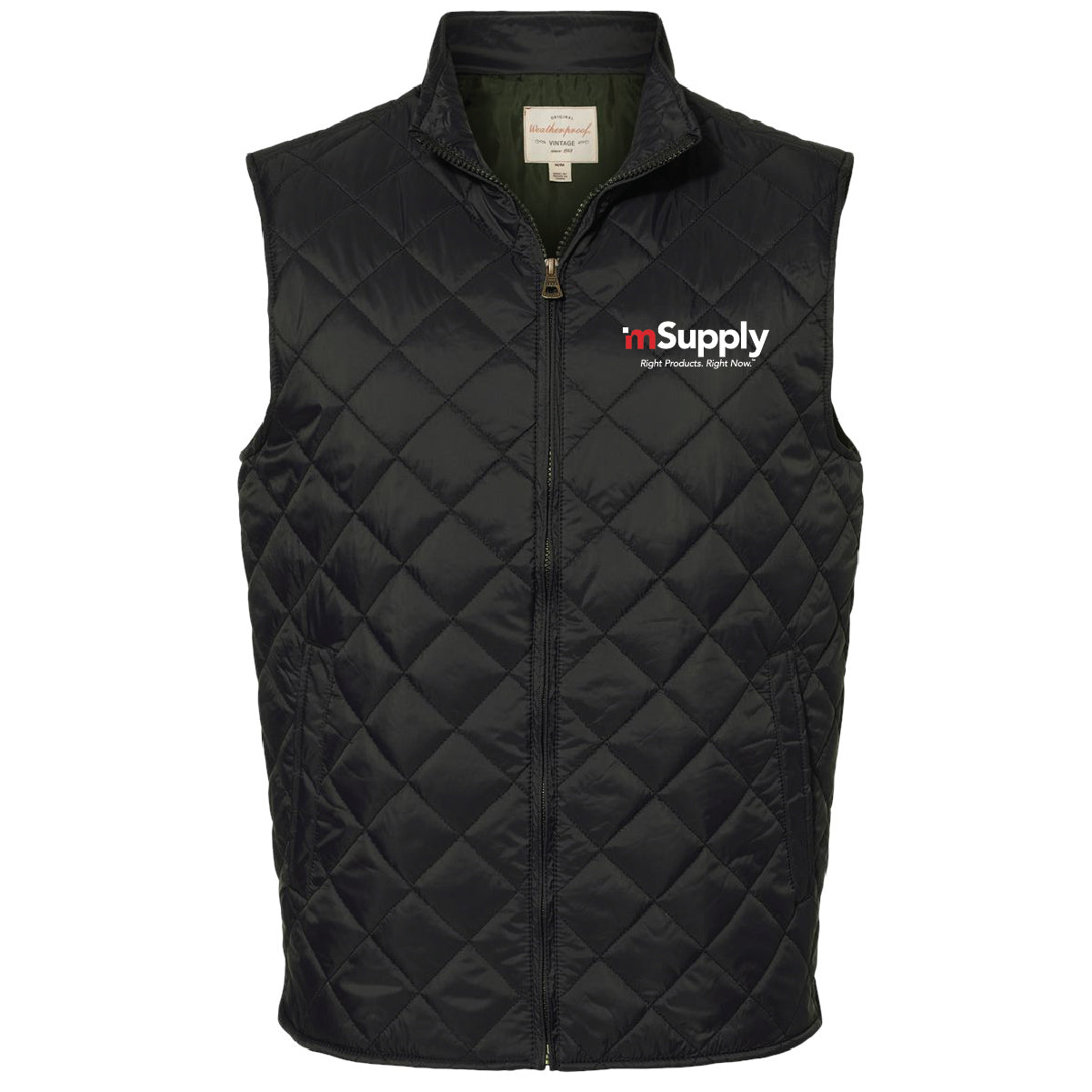 Winner's Circle Weatherproof Men's Vintage Diamond Quilted Vest