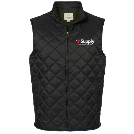 Winner's Circle Weatherproof Men's Vintage Diamond Quilted Vest