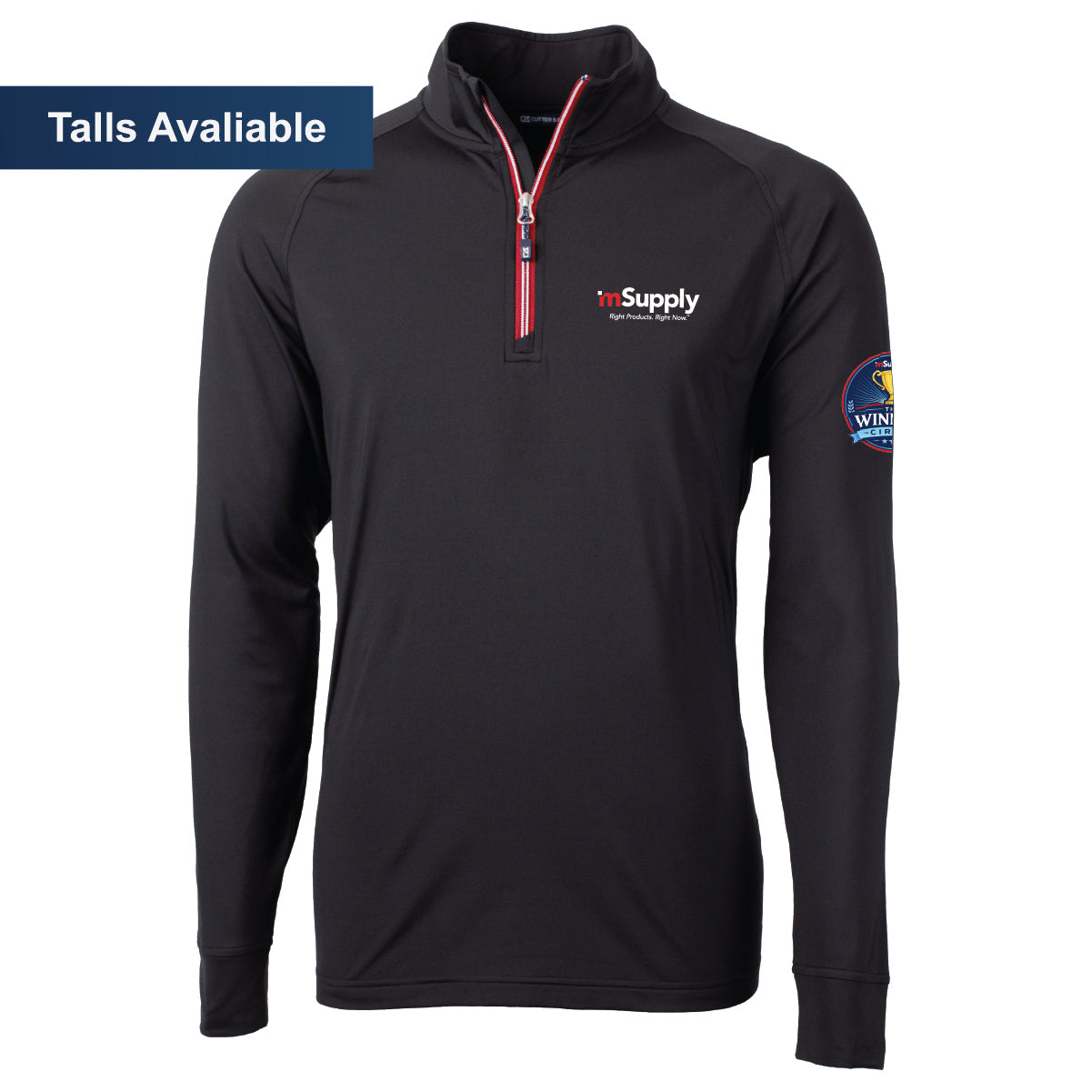 Winner's Circle Cutter & Buck Men's Eco Stretch 1/4 Zip