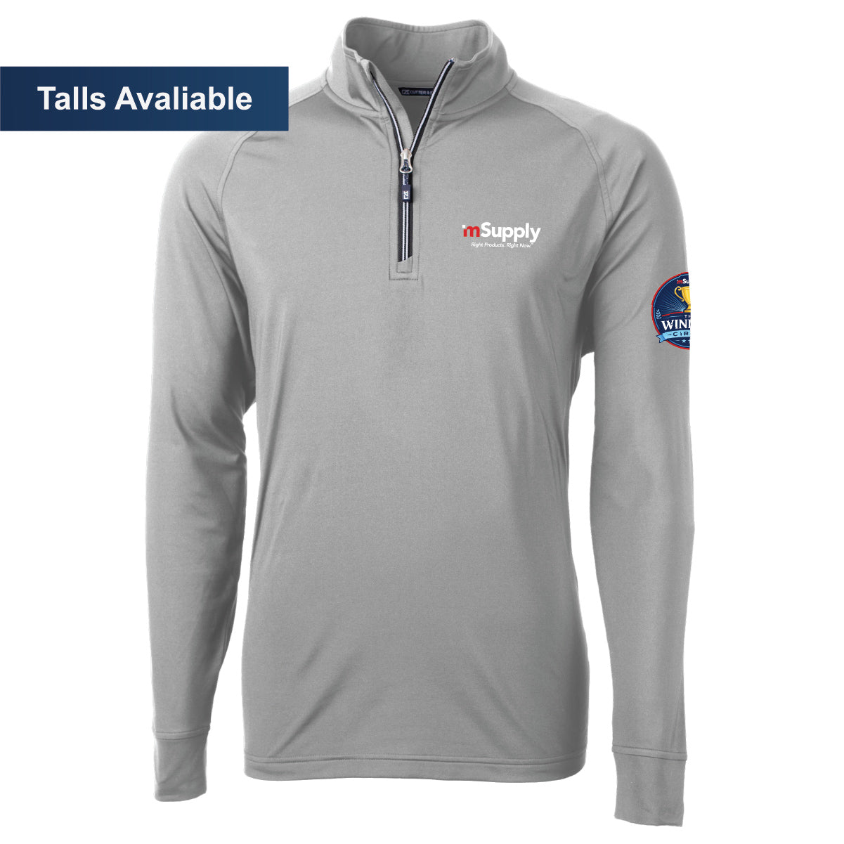 Winner's Circle Cutter & Buck Men's Eco Stretch 1/4 Zip